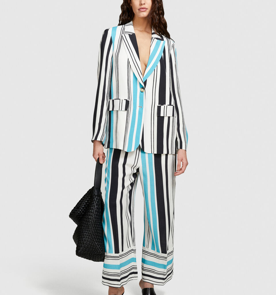 Printed blazer - women's blazers - Multi-color | Sisley image number 1